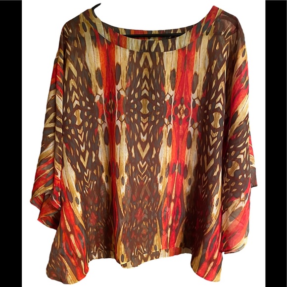 Chico's Tops - EUC Chico’s Sheer Top Size L/XL
